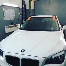 Замена лобового стекла  BMW фото после работы
