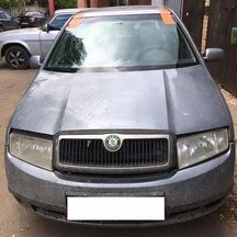 Замена лобового стекла Skoda Fabia фото после работы фото